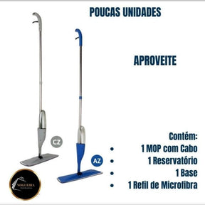 Mop Spray com Refil Microfibra